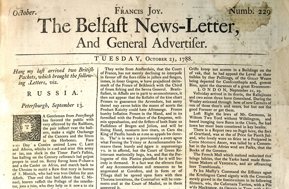 Belfast Newsletter